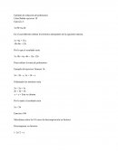 Ejemplo de reducción de polimonios