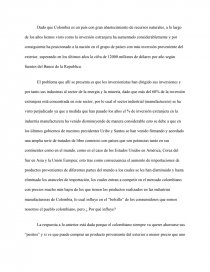 PROBLEMA INDUSTRIA EN CUANTO INNOVACION. Página 1