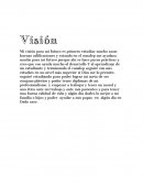 Mi visión para mi futuro