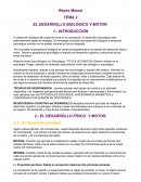 EL DESARROLLO BIOLÓGICO Y MOTOR.