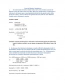 Ejercicios con cálculos matemáticos. Métodos cuantitativos