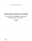 Economic Clusters in India.