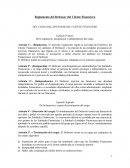 Reglamento del Defensor del Cliente Financiero DEL CARGO DEL DEFENSOR DEL CLIENTE FINANCIERO