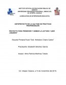 PROYECTO PARA PROMOVER Y ANIMAR LA LECTURA “LEER JUGANDO”