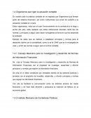 Organismos que rigen la actuación contable.