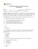 Prueba de Historia, Geografía y Ciencias Sociales 8° básico