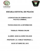 LA PRENSA EN INTERNET Y NUEVOS MEDIOS DE INFORMACIÓN ONLINE; HERRAMIENTAS Y CONTENIDOS