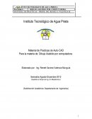 Para la materia de Dibujo Asistido por computadora.