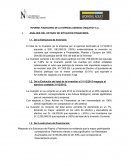 INFORME FINANCIERO DE LA EMPRESA AGRARIA CHIQUITOY S.A.