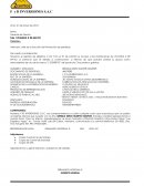 Modelo de carta para solicitar el acceso a las instalaciones