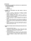 Cuestionario ¿Cuáles son los elementos del protocolo de la asignatura del taller de investigación?