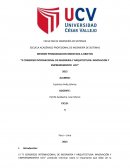 Congreso internacional de ingenieria y arquitectura: Innovacion y emprendimiento UCV