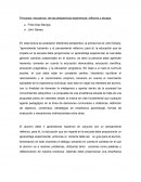 Los Principios educativos de las perspectivas experiencial, reflexiva y situada.