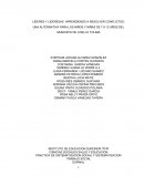 LÍDERES Y LIDERESAS APRENDIENDO A RESOLVER CONFLICTOS
