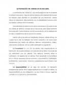 La formación de valores en la escuela.