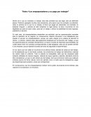 Los empaquetadores y su pago por trabajar