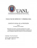 Elaboración por escrito y de manera individual de un cuadro conceptual sobre las profesiones tradicionales y modernas en el que se destaque el papel del individuo en la toma de decisiones