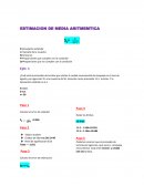 Estimación de media aritmética