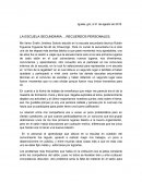 LA ESCUELA SECUNDARIA....RECUERDOS PERSONALES.
