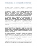 Estrategias de composición de texto