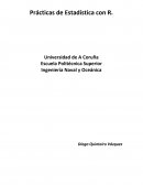 Prácticas de Estadística con R Commander o RStudio