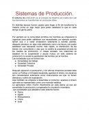 Sistemas de Producción.