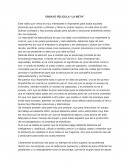 ENSAYO PELÍCULA “LA META”