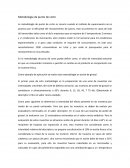 Como es la Metodología de punto de corte