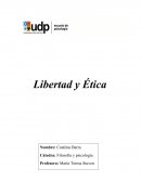 Reflexión personal sobre Libertad y ética
