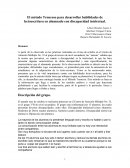 El método Troncoso para desarrollar habilidades de lectoescritura en alumnado con discapacidad intelectual
