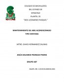 MANTENIMIENTO DE AIRE ACONDICONADO