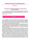 Historia Universal Contemporánea BLOQUE #1