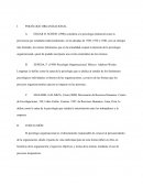 PSICÓLOGO ORGANIZACIONAL.