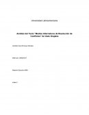 Como se dan Medios alternativos de resolucion de conflictos