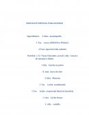 CHOCOLATE ESPECIAL PARA NAVIDAD