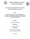 Análisis de encuestas realizadas a docentes sobre experiencias tributarias y factibilidad de la implantación de un laboratorio tributario
