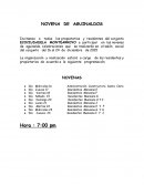 NOVENA DE AGUINALDOS