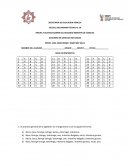 Examen ciencias 1 primer bimestre