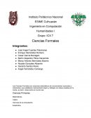 Un Ensayo de Ciencias Formales