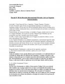 Parcial Nº III de Derecho Internacional Privado y de Los Negocios Internacionales