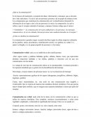 La comunicación ensayo (La comunicación y la empresa)