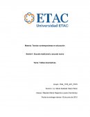 Teorías contemporáneas en educación