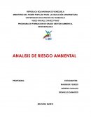 ANALISIS DE RIESGO AMBIENTAL
