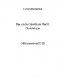 Agronomia. Cosechadoras