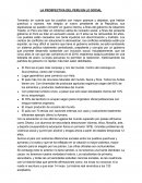 LA PROSPECTIVA DEL PERU EN LO SOCIAL