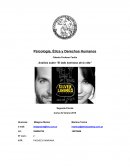 EL NUEVO TRABAJO DE ETICA, BASADO EN LA PELICULA EL LADO LUMINOSO DE LA VIDA