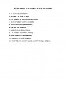 Agenda general de actividades de la velada navideña