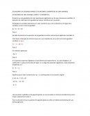 ECUACIONES DE SEGUNDO GRADO O ECUACIONES CUADRÁTICAS DE UNA VARIABLE