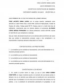 Contestacion de una demanda