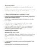 La oracion - Ejercicios de asimilación